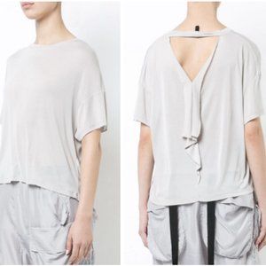 UNRAVEL PROJECT silk Reconstructed T-shirt NWT $460 Ben Tavernitti
